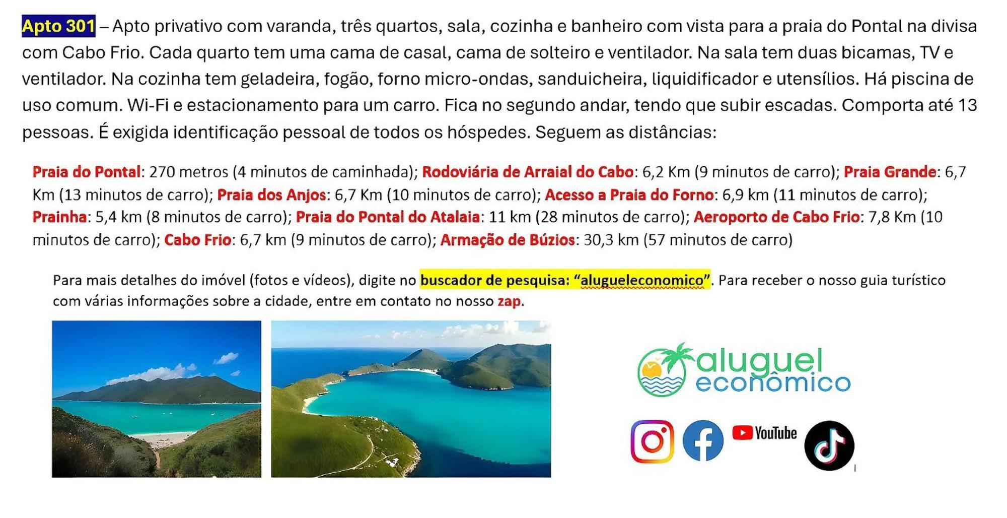 Arraial Do Cabo - Subuai Village - Aluguel Economico מראה חיצוני תמונה